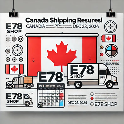 Canada Shipping Resumes!