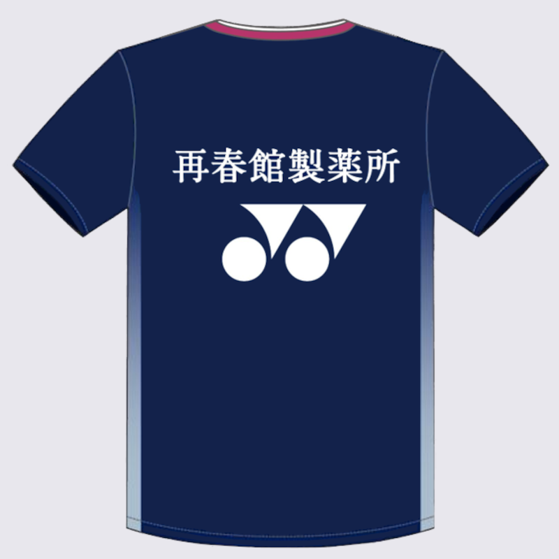Yonex x Saishunkan-Badminton 2022 T-shirt (Navy) – e78shop