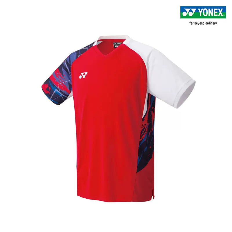 YONEX 2024 China team Men's Game shirt 10572CR - Crystal Red (688) / S