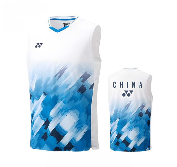 YONEX 2024 China Team Men's Game shirt 10582CR (Sleeveless)