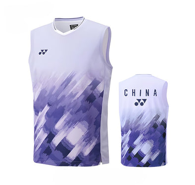 YONEX 2024 China Team Men's Game shirt 10582CR (Sleeveless)