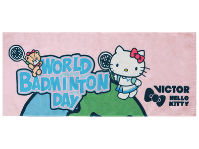 VICTOR X HELLO KITTY World Badminton Day Sports Towel TW-KT302