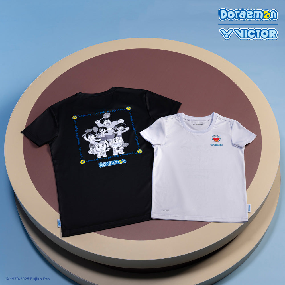 【正規品】VictorビクタードラえもんコラボTシャツ　サイズM VICTOR Doraemon T-Shirt T-504DRM C | Apparel | PRODUCTS