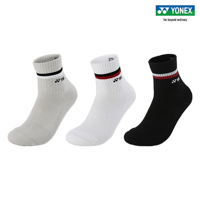 YONEX Men's Sport Socks 145144BCR (3 pairs)