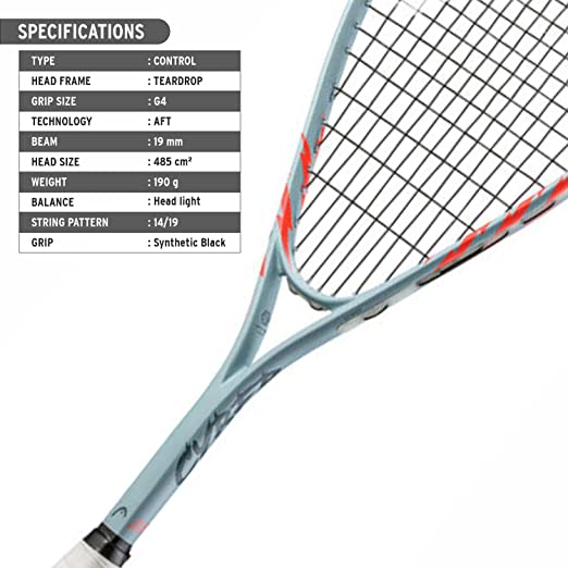 Head Cyber Elite 2022 Squash Racquet