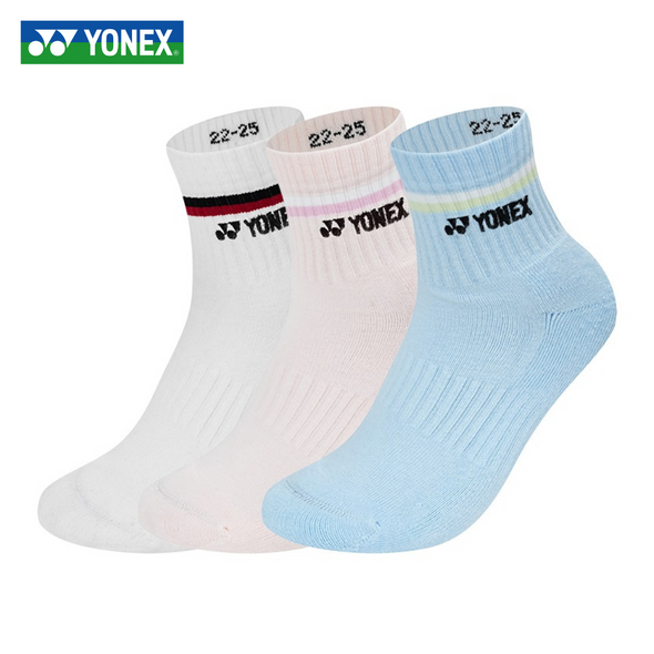 YONEX Women's Sport Socks 245144BCR (3 pairs)