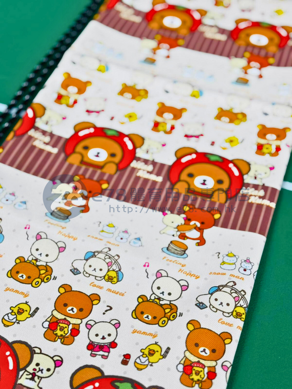 Handmade Water Resistant Racket Case (Happy Rilakkuma 512)