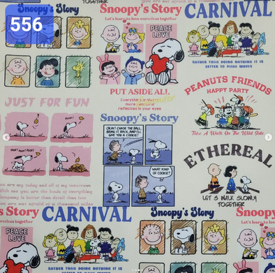 Handmade Water Resistant Racket Case (Snoopy Carnival Comics 556)