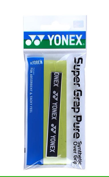 YONEX SUPER GRAP PURE Synthetic Over Grip AC108EX