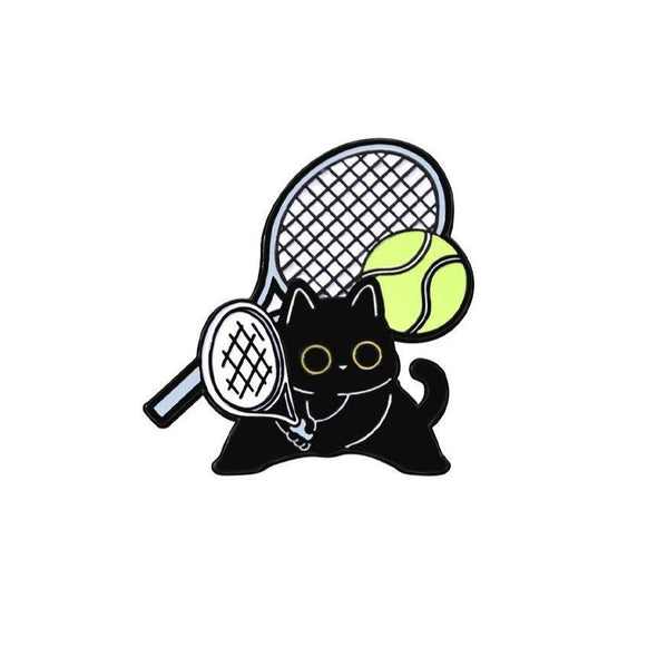 Playful Sports Cat Brooch (Pin) CACC009