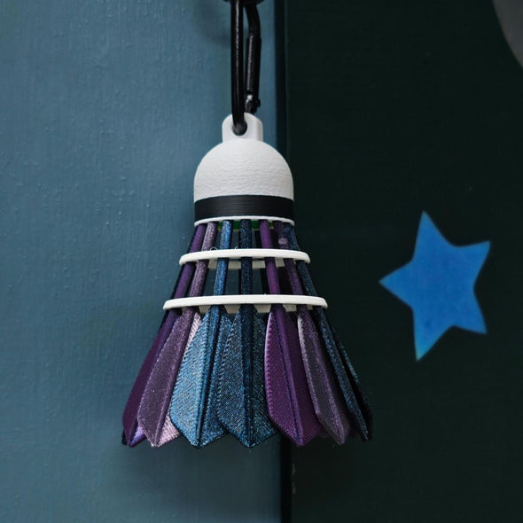 Starry Sky / Rainbow 1:1 Badminton Keychain CKEY0030