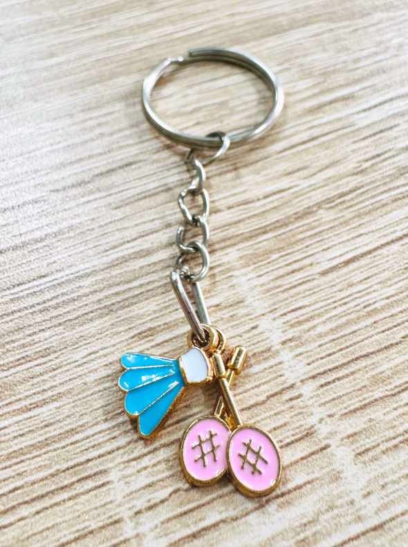 Mini Badminton Racket Keychain CKEY0034