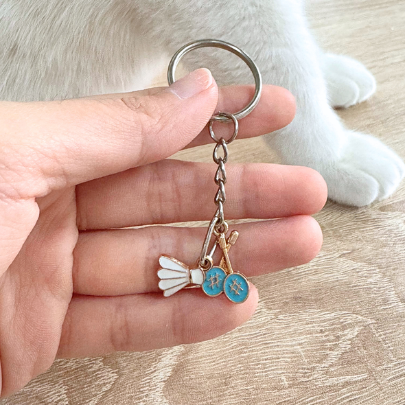 Mini Badminton Racket Keychain CKEY0034