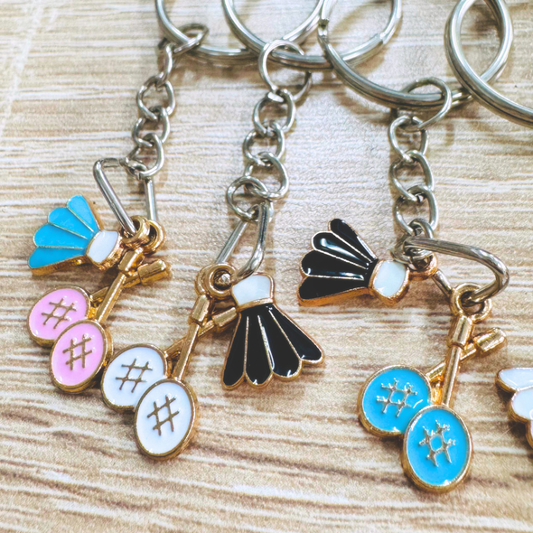 Mini Badminton Racket Keychain CKEY0034