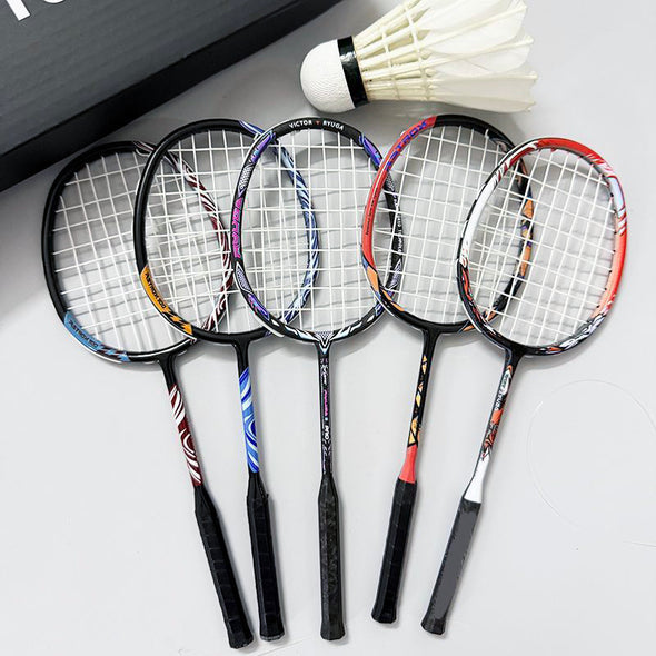 Mini Carbon Fiber Badminton Racket Keychain CKEY0035