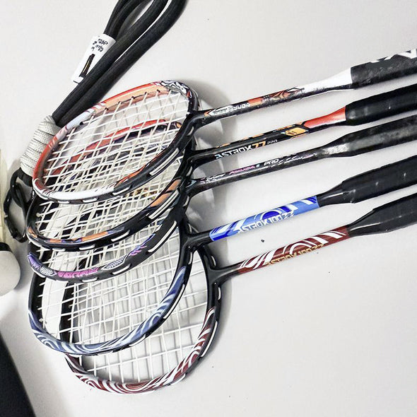 Mini Carbon Fiber Badminton Racket Keychain CKEY0035
