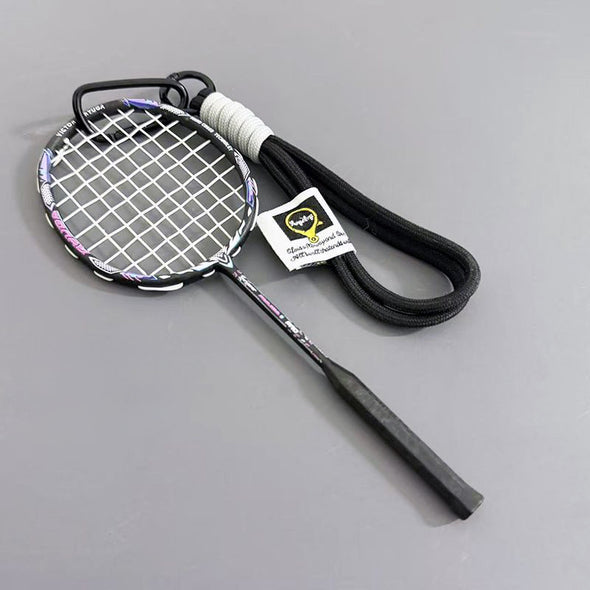 Mini Carbon Fiber Badminton Racket Keychain CKEY0035