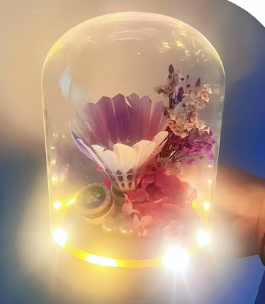 Preserved Flower Handmade Gift with Shuttlecock COTHER006