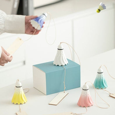Handmade Ceramic Badminton Wind Chime COTHER010