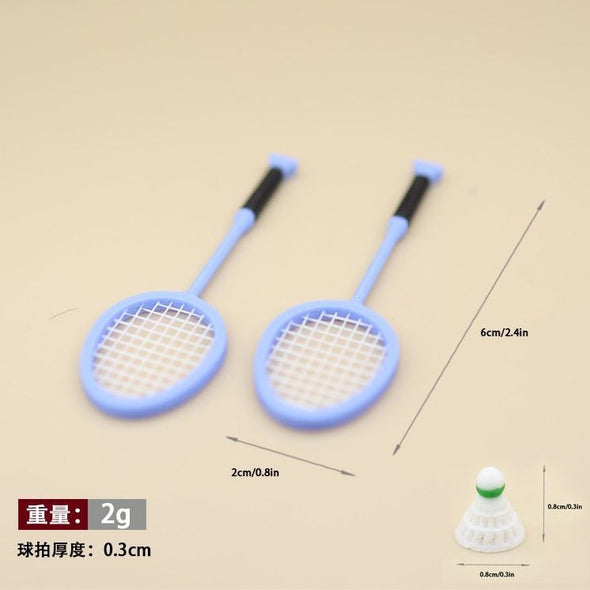 Miniature Badminton Racket & Shuttle Model COTHER015