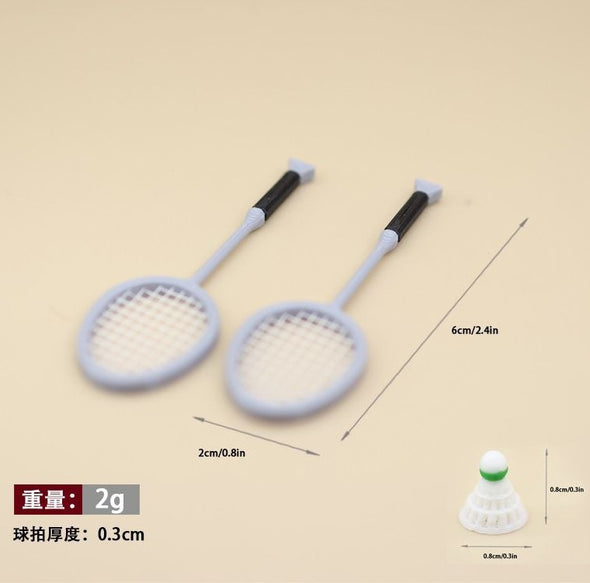 Miniature Badminton Racket & Shuttle Model COTHER015