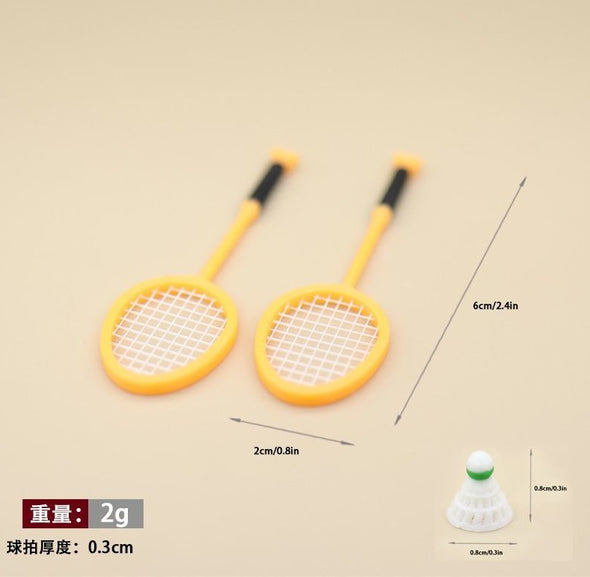 Miniature Badminton Racket & Shuttle Model COTHER015