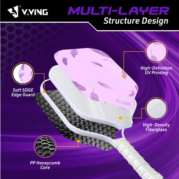 Y.YING Feather Y1 14mm Pickleball Paddle