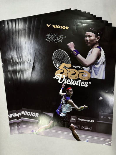 Victor Tai Tzu-Ying 500 Victories Poster