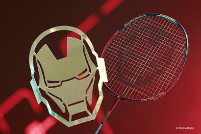 VICTOR Iron Man Limited Racket Set - IRON MAN METALLIC GB D