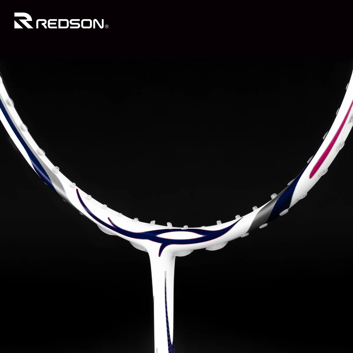 Redson White Racket REDSON AT-06 White/Navy blue – e78shop