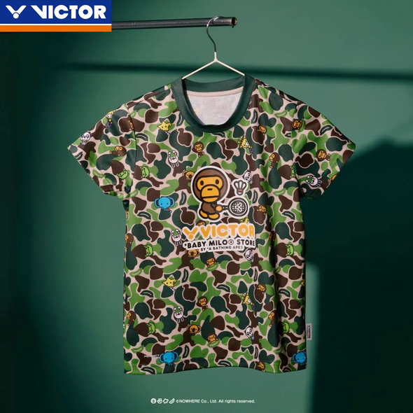 VICTOR x BABY MILO STORE® Junior Knitted T-Shirt T-504JRBM – e78shop VICTOR x BABY MILO STORE® Junior Knitted T-Shirt T-504JRBM – e78shop