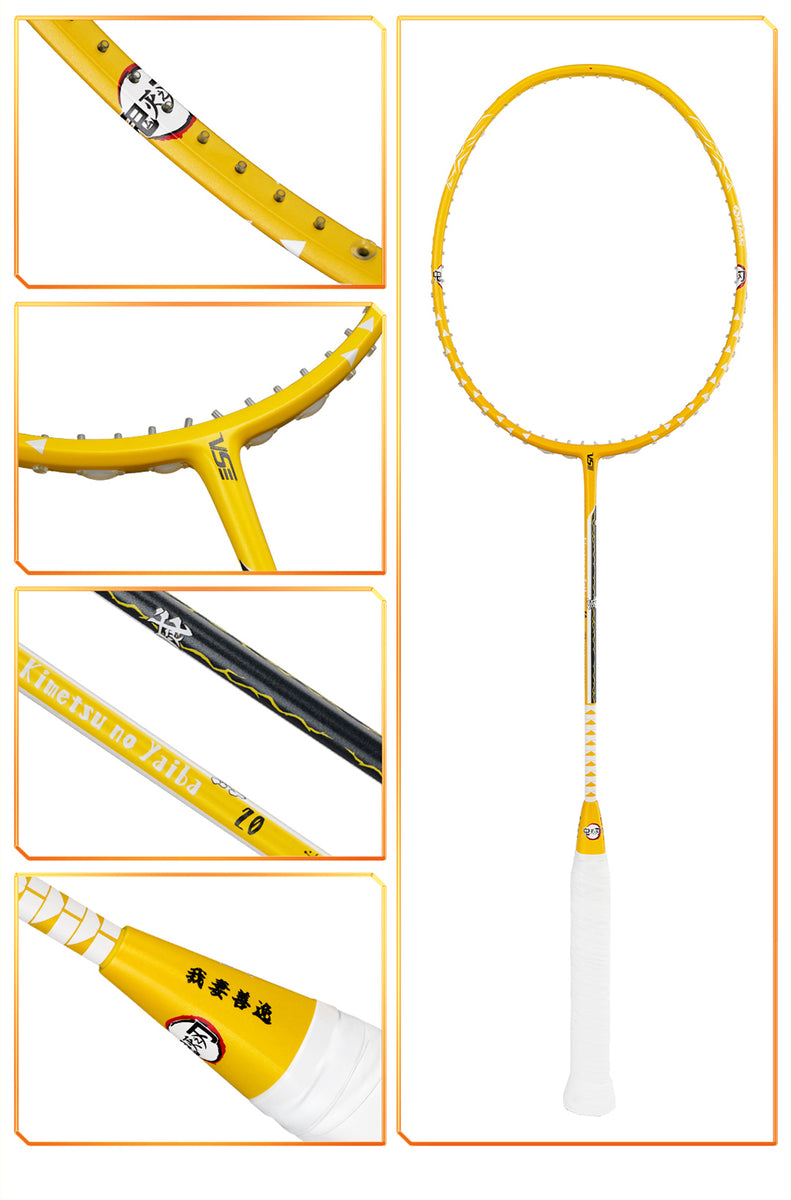 Zenso Big Racket VS x 鬼滅の刃 Demon Slayer Collaboration Racket - Zenitsu Agatsuma – e78shop