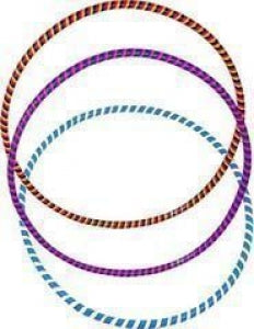 GOMA Covered Strip Colourful Hula Hoop -28 inch