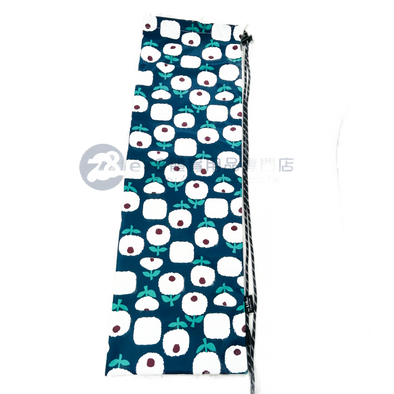Handmade Water Resistant Racket Case ( green background flower 207）