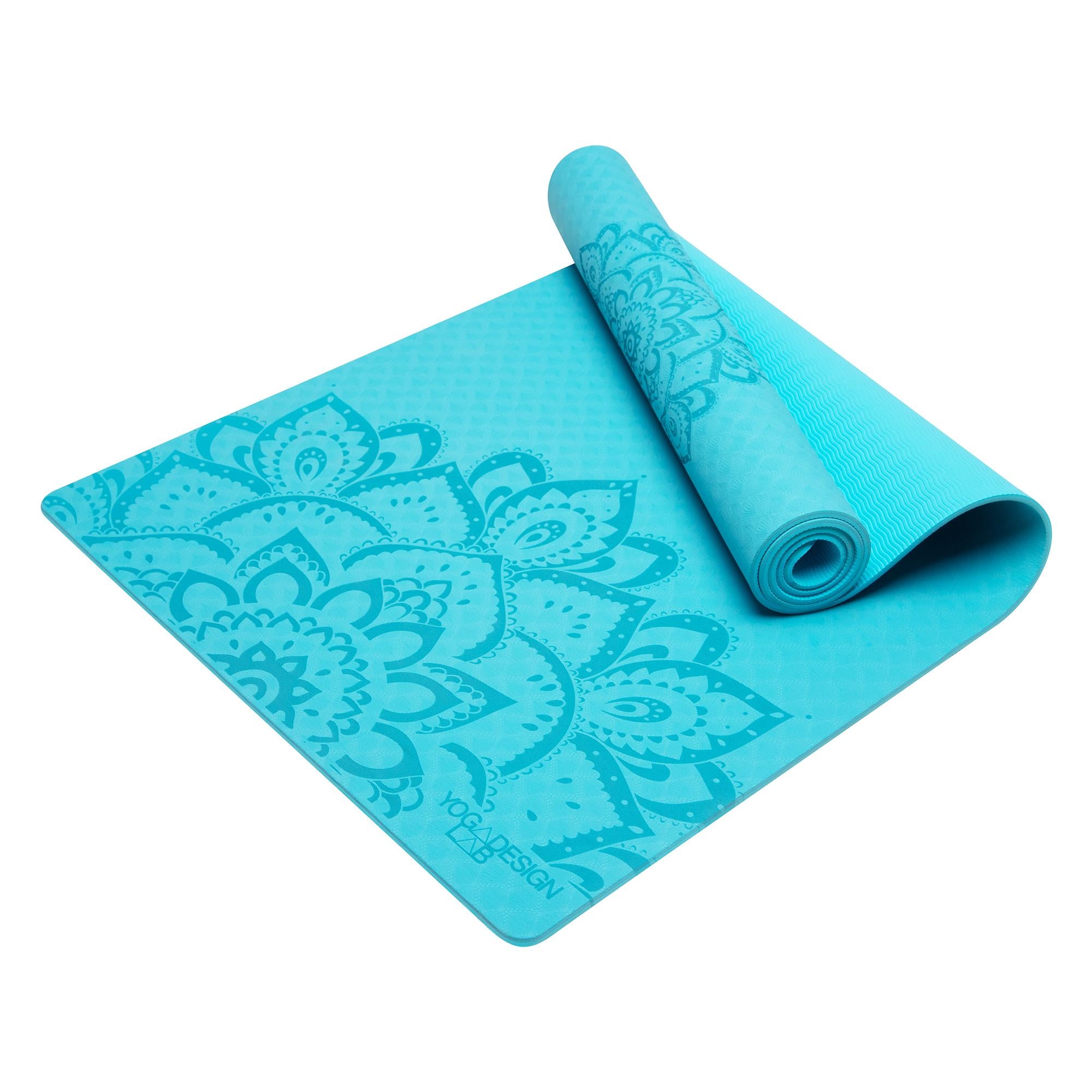 Yoga Design Lab Premium Yoga Mat Towel Mandala Turquoise