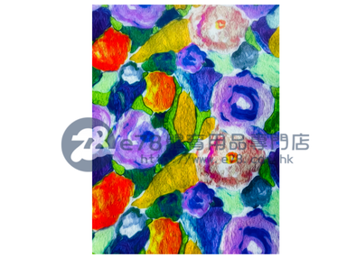 Handmade Water Resistant Racket Case (painting flower 235）