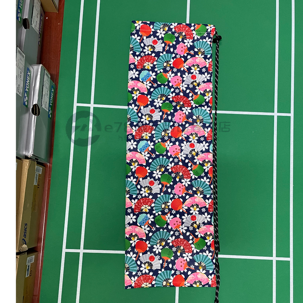 Handmade Water Resistant Racket Case ( Confetti fan 201）