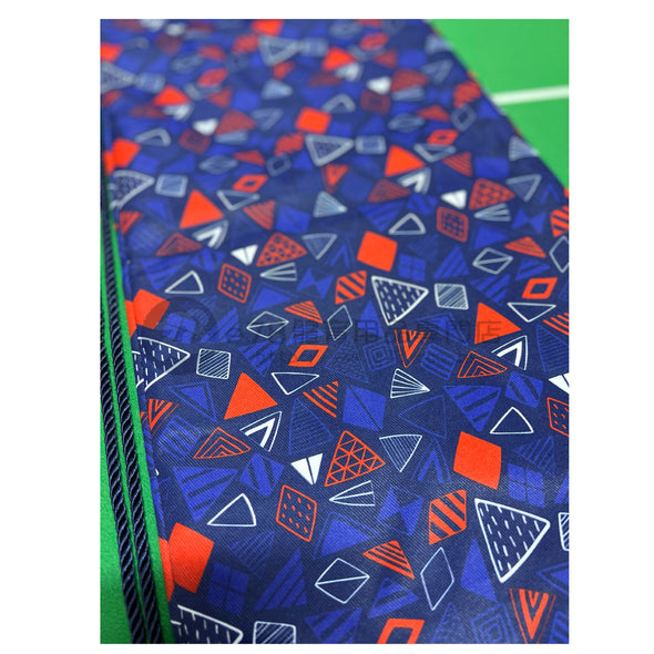 Handmade Water Resistant Racket Case (Blue Triangle152）