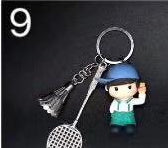 Cute Badminton Keychain CBK01