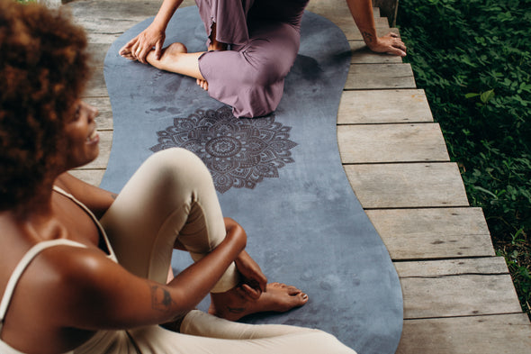 Yoga Design Lab Curve Yoga Mat 3.5mm Mandala Charcoal