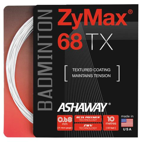 Ashaway ZyMax 68 TX STRINGING SERVICE